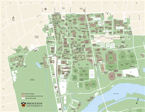 Princeton University Campus Map Printable