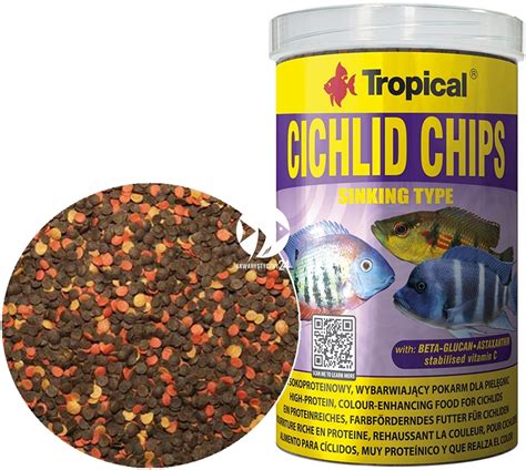 Tropical Cichlid Chips Ml G Akwarystyczny Pl