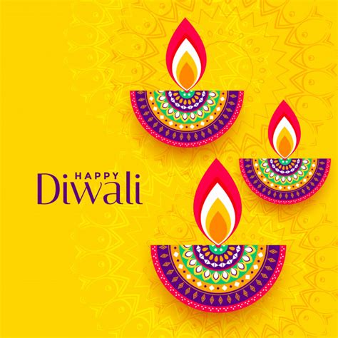 Kad Ucapan Deepavali Diwali Vorlage Stock Vektorgrafik Lizenzfrei