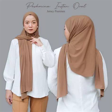 Instant PASHMINA HIJAB OVAL Instant HIJAB OVAL JERSEY Instant