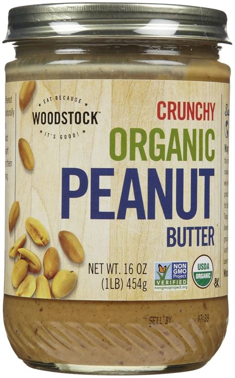 Amazon Woodstock Organic Peanut Butter Crunchy Case Of 12