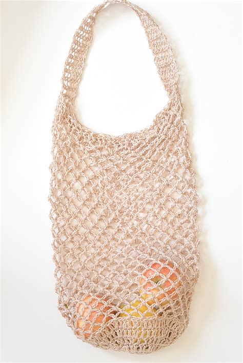 How To Crochet A String Shopping Bag Mama In A Stitch