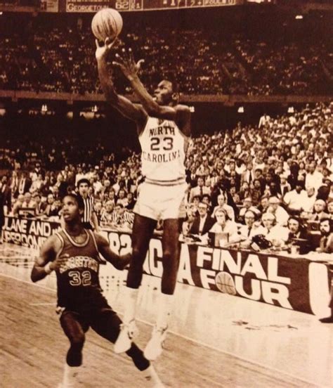 Mjs Game Winning Basket In 1982 Michael Jordan Unc Michael Jordan