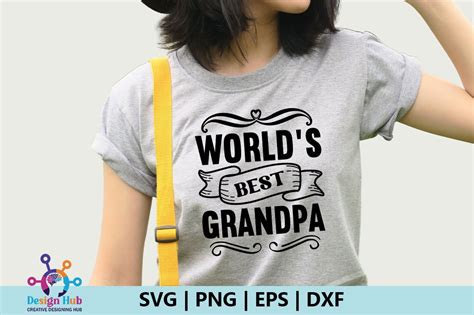 Worlds Best Grandpa Svg Graphic By Designhub103 · Creative Fabrica