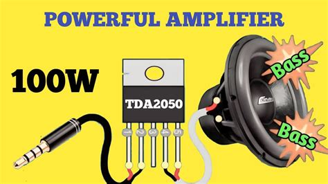 How To Make A Powerful Amplifier Using Tda Ic Diy Ultra Bass