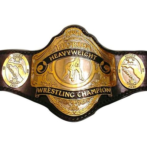 Nwa Florida Heavyweight Wrestling Title Replica Championship Belt 2mm