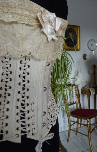 Unusual French Corset Ca 1900 Korsett