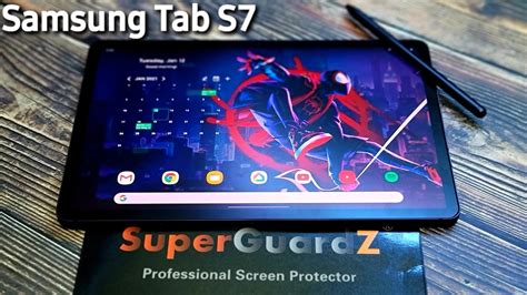 Samsung Tab S7 Matte Screen Protector Superguardz Youtube