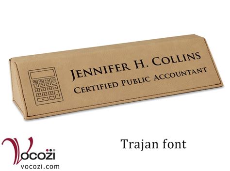 Certified Public Accountant Cpa Personalized Desk Name Plate Etsy