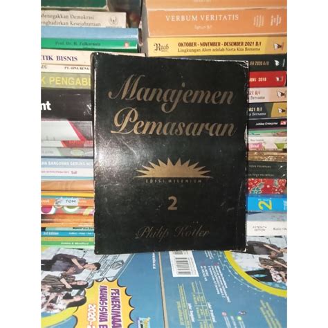 Jual Buku Manajemen Pemasaran Edisi Milenium 2 Philip Kotler Shopee