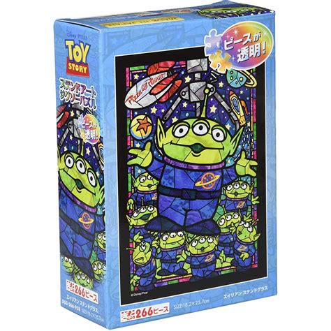 Tenyo Disney Toy Story Aliens 266 Piece Stained Glass Jigsaw