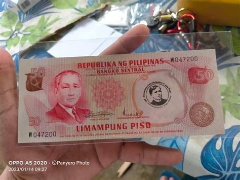 Rizal Over Print 50 Pesos Pilipino Series Hobbies And Toys Memorabilia And Collectibles Vintage