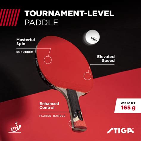 Stiga Pro Carbon Performance Level Raqueta De Tenis De Mesa Con