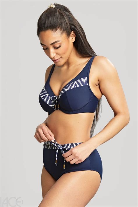 Panache Swim Oceana Bikini Bh Tiefes Dekollet J M Cup Navy Lace De