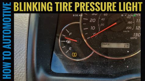 Tire Pressure Light Toyota Camry