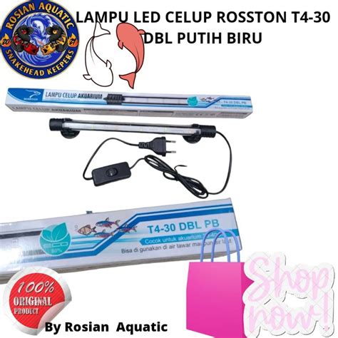 Jual Lampu Rosston T4 20 30 40 50 60 DBL PB Lampu LED Celup Warna 3 In