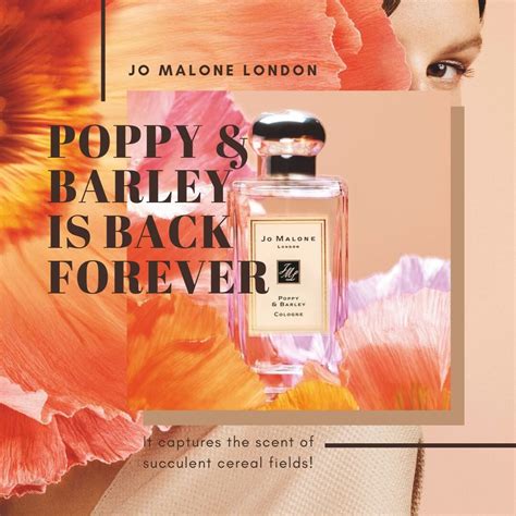 Jo Malone Poppy & Barley Is Back Forever | Sandra‘s Closet