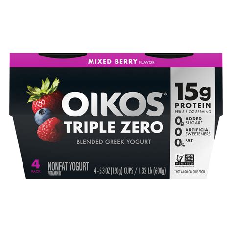 Oikos Triple Zero Mixed Berry Nutrition Facts Besto Blog