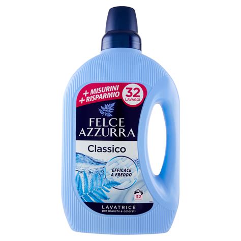 Detersivo Liquido Lavatrice Classico 32 Lavaggi Felce Azzurra D