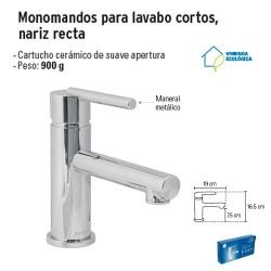 Compra En Linea Monomando Para Lavabo Corto Nariz Recta FOSET En