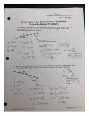 Worksheet Projectile Motion Problems Mar At Am Png