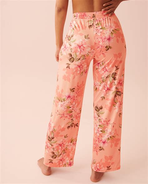 La Vie En Rose Recycled Fibers Lace Trim Pants