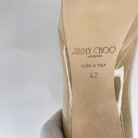 JIMMY CHOO ALEX PLATFORM NUDE 130 PUMP 42 EU CRTBLNCHSHP