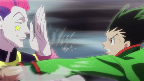 Download Gon Fighting Hisoka Wallpaper | Wallpapers.com