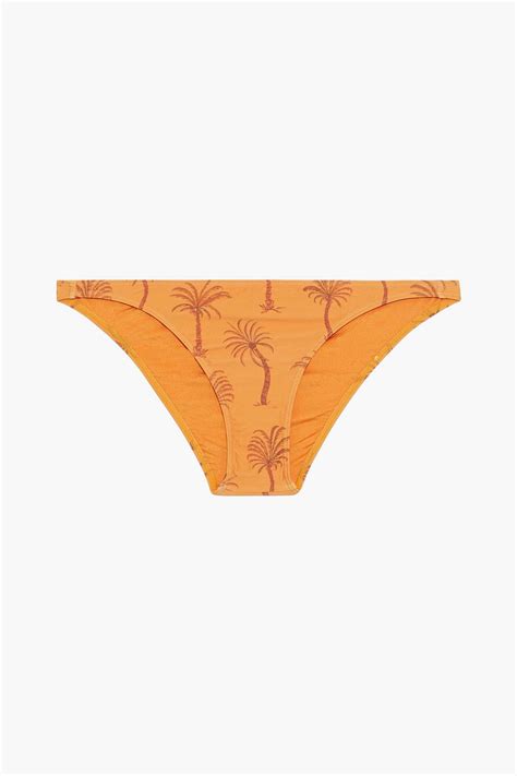 Onia Ashley Printed Low Rise Bikini Briefs The Outnet