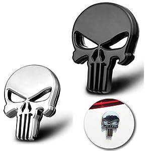 St Ck Autoaufkleber Punisher Skull Totenkopf Skull Auto Sticker