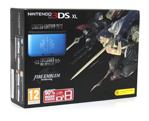 Nintendo 3ds Xl With Fire Emblem Awakening Blue Pre Installed Limited Edition Pack