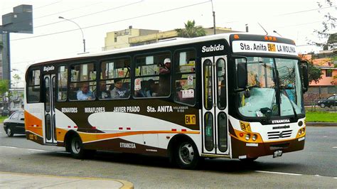 Transporte Urbano En Lima Rutas De Buses 3408 Anterior 4404 Ex Em17