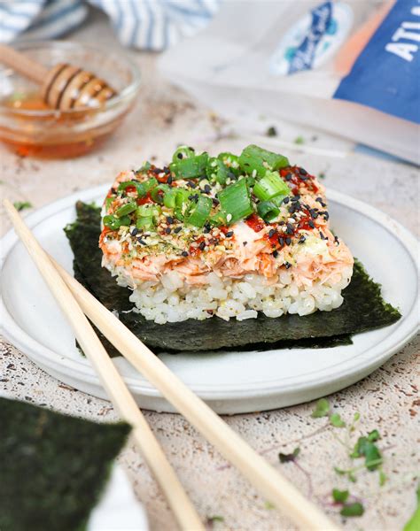 Easy Salmon Sushi Bake