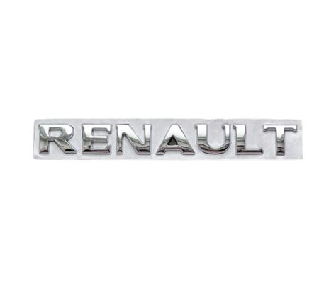 Шильдик эмблема надпись Renault / Рено 14,3х1,7 см - купить по выгодным ...