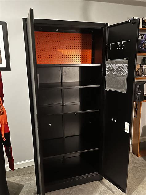 Metal Storage Cabinet With Wood Top at Sean Chaffey blog