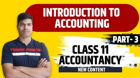 Introduction To Accounting Part Class Th Accountancy Accounting