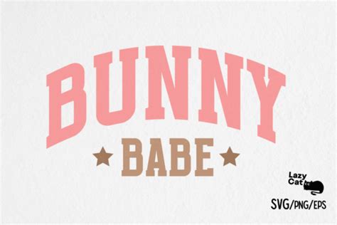 Easter Bunny Babe Svg Graphic By Lazy Cat · Creative Fabrica