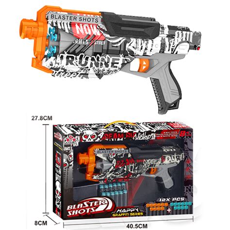 Toy Guns with Nerf-Compatible Darts Electric Soft Bullet Guns for Boys ...