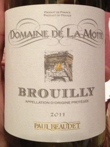 Paul Beaudet Domaine De La Motte Brouilly Vivino Australia