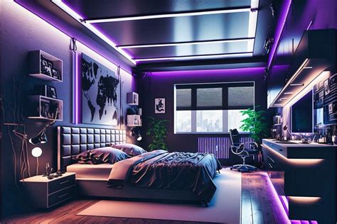 Cyberpunk Style Bedroom Designs | Futuristic bedroom, Bedroom design, Dream home design