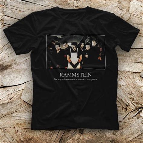 Rammstein Group Black Unisex T Shirt Tees Shirts Rock T Shirts