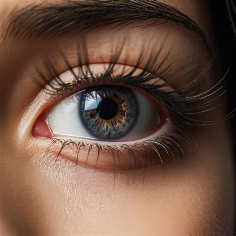 Concepto De Primer Plano Del Ojo Humano Foto Premium