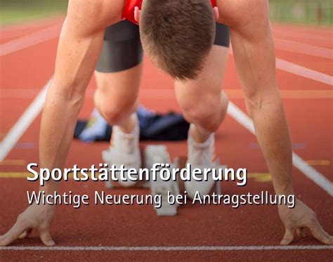 Anträge für investive Sportförderung nur noch digital