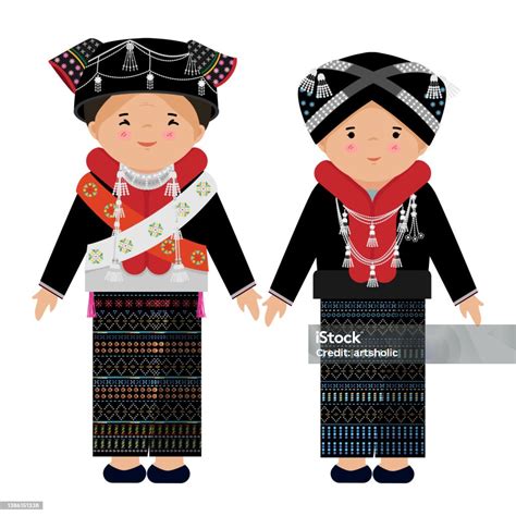 Mien People Stock Illustration Download Image Now Thailand North Laos Istock