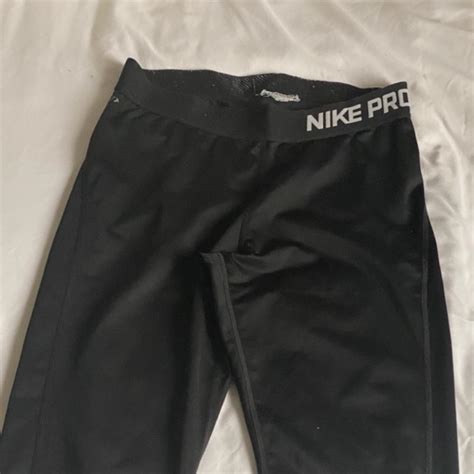 Nike Pro Cropped Leggings 3 4 Length Been Worn But Depop