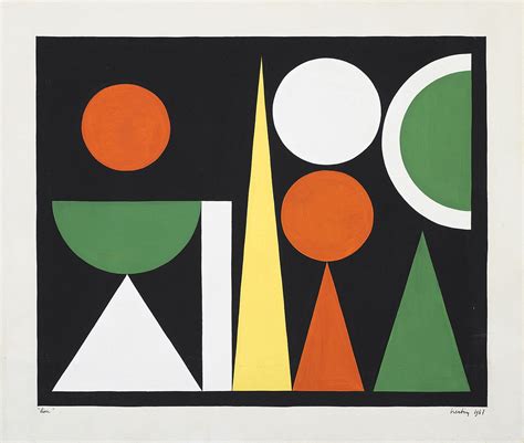 Auguste Herbin Geometric Abstraction Works On Paper 1938 59