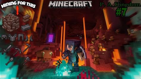 Netherite Mining ⛏️ P A Kingdom 7 Premtheprogamer Youtube