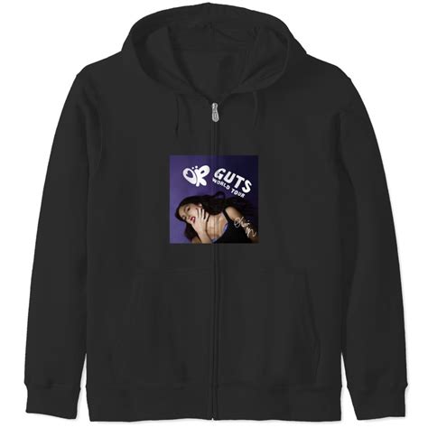 Olivia Rodrigo Guts World Tour 2024 Zip Hoodies Olivia Rodrigo Retro