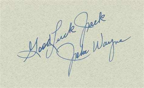 John Wayne | PSA AutographFacts℠