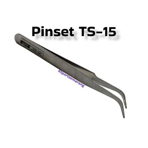 Jual Pinset Lurus Bengkok Lancip Tweezer Stainless Steel New Shopee